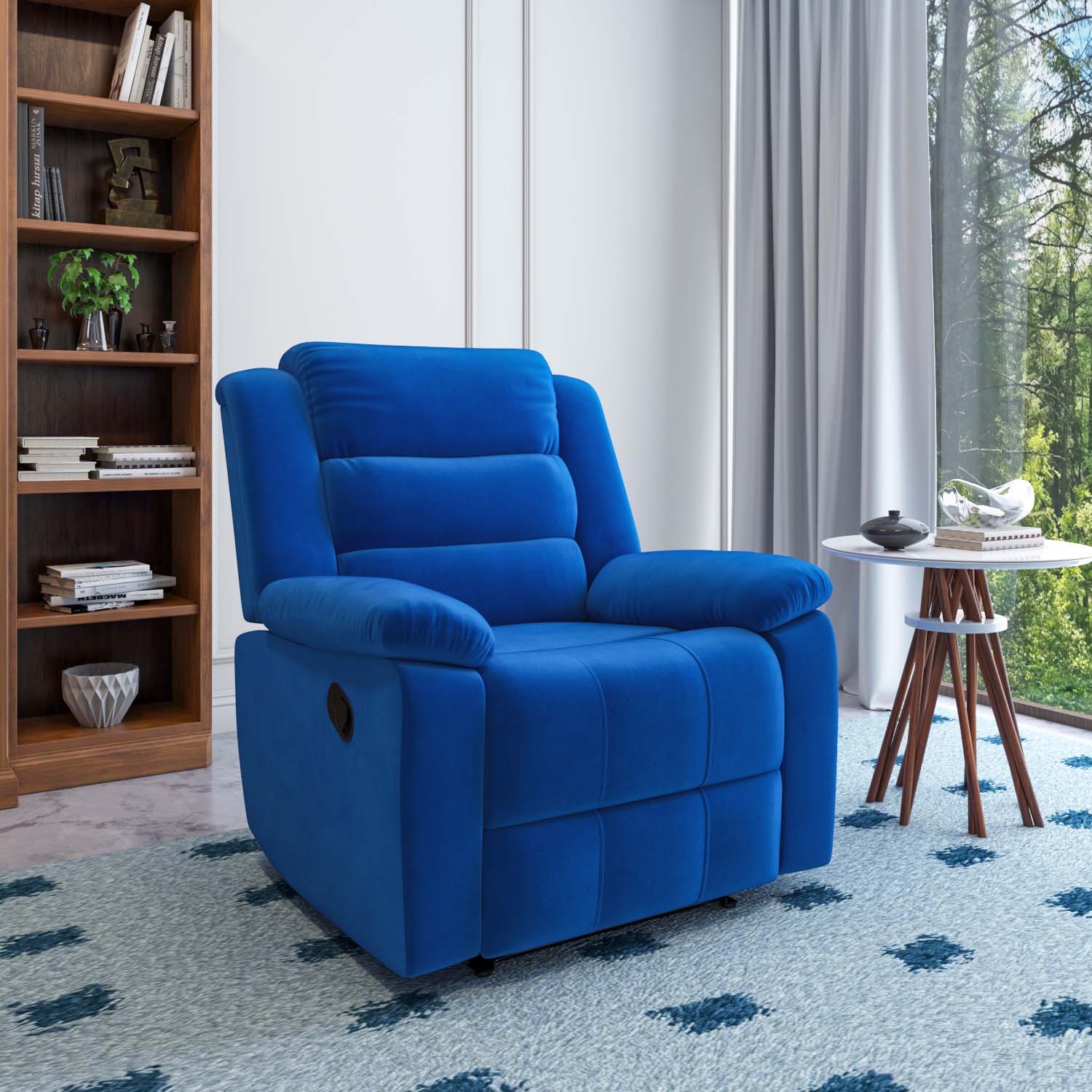 Blue Recliner