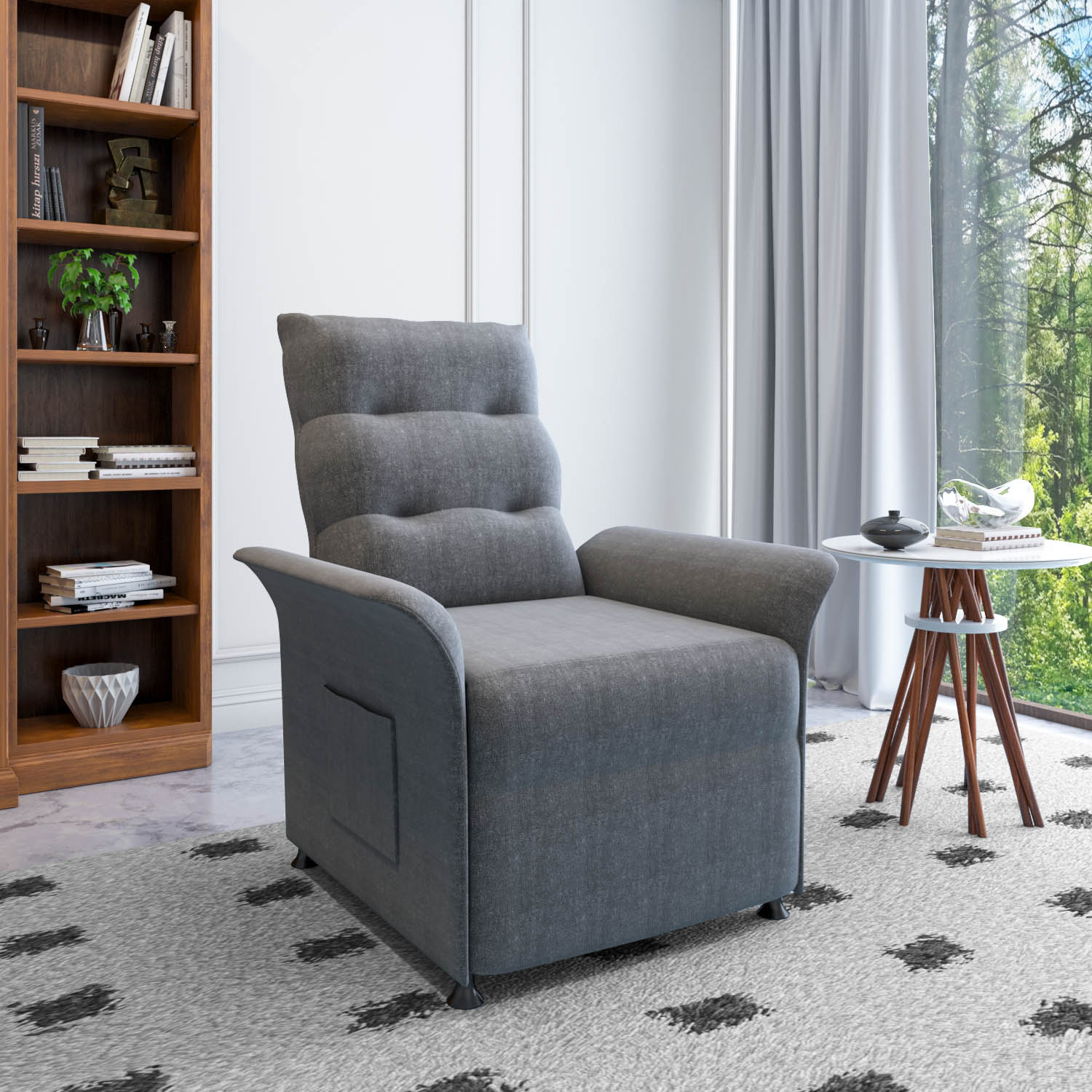 Blue Recliner